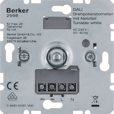 Hager Berker Potentiometer voor Lichtregelsysteem - 2998