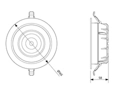 Opple LED Downlight, Spot, Schijnwerper - 140057171