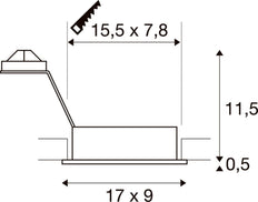 SLV Nieuwe Tria Downlight/Spotlight/Floodlight - 113512