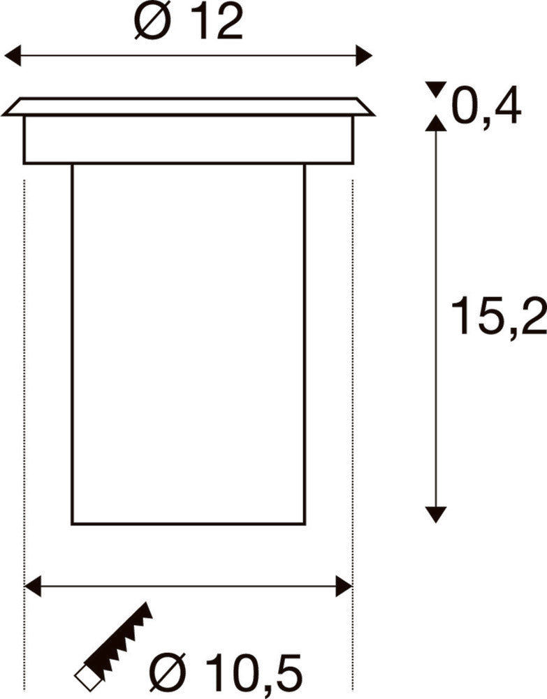 SLV Solast grond armatuur - 227680