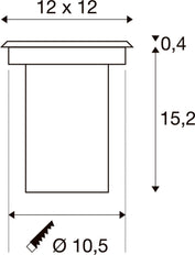 SLV Solast grond armatuur - 227684