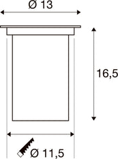 SLV Dasar Floor mounted luminaire - 229320