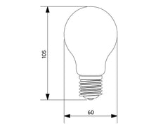 Opple LED-gloeidraadlamp - 500010001000