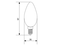 Opple LED Filament LED-lamp - 500011000100