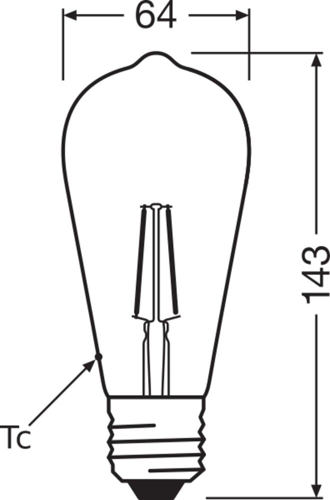 Vintage 1906 LED Edison Gold E27 4W 2400K - 4099854091377