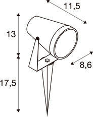 SLV Samrina Tuin-/voetpadverlichtingsarmatuur - 1004757