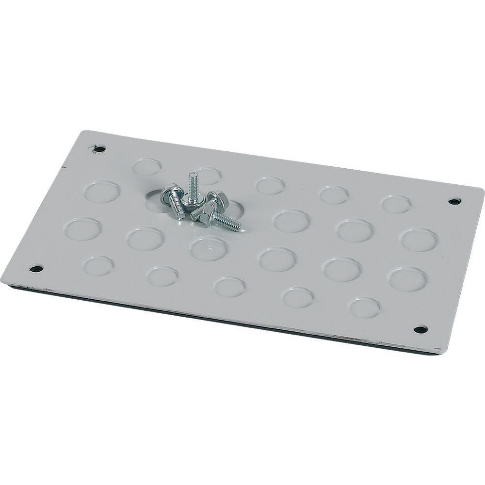 Eaton F3A IP66 metalen flensplaat 12xM20 10xM16 - 187863