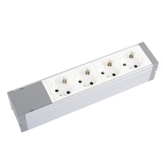 Tafelcontactdoos met 4 Mozaïek uitgangen 16A 230V IP20 - 073421