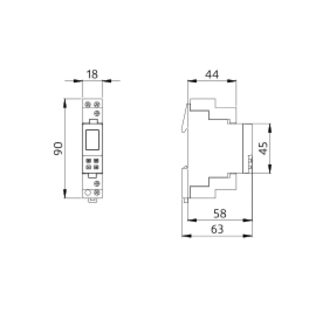 BEG Digitale Astro Tijdschakelklok 1 Kanaal 1 Module TS-ASTRO1 - 92669