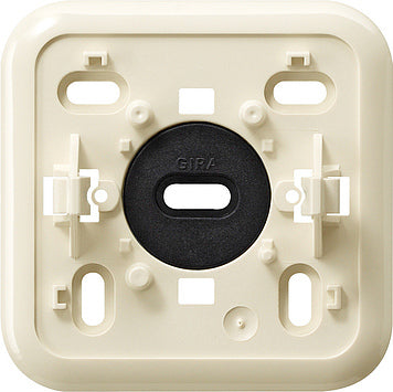 Gira Enkele Montageplaat Click-It Opbouw Cream Wit - 008110 [5 stuks]