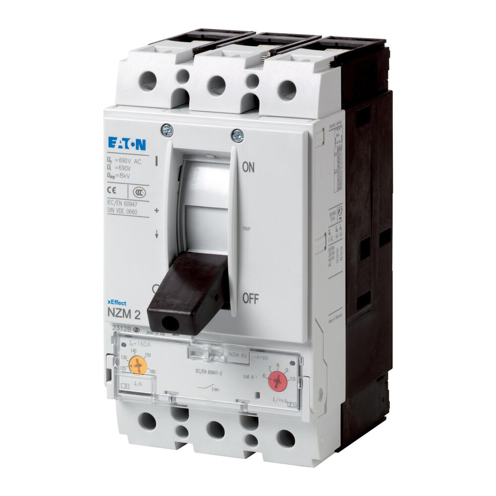 Eaton NZM2 Stroomonderbreker 3P 200A 50KA Aansluitdozen UL IEC - 107795