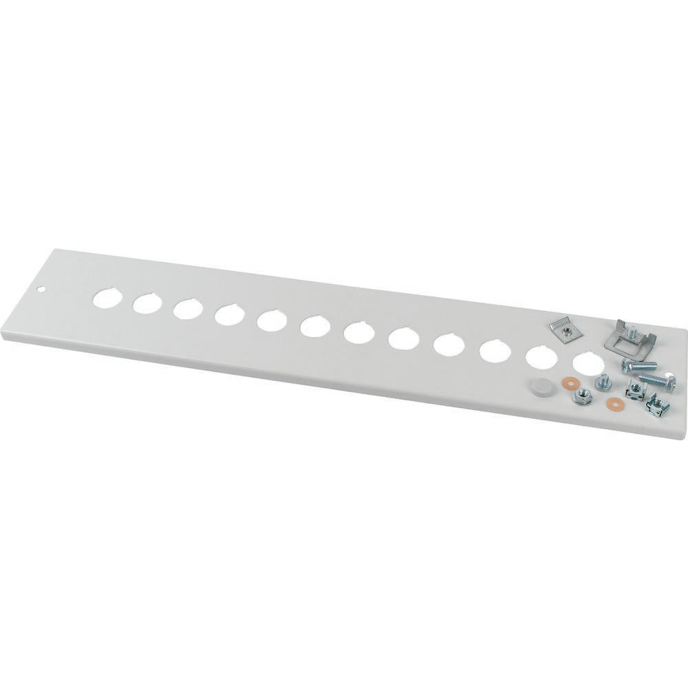 Eaton montageset voor afdekkap voor 12xRMQ 100x600 mm grijs - 283931