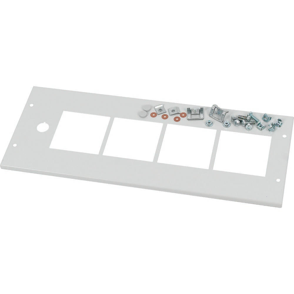Eaton afdekkap met montageset voor 4x96 meter grijs 200x600mm - 283944