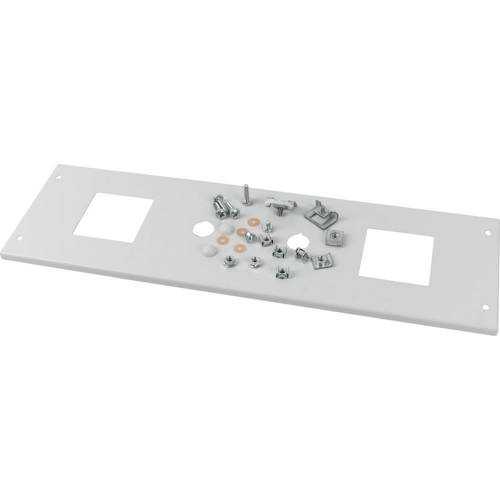 Eaton montageset met voordeksel voor meter 2X72Mm 150X600Mm grijs - 283937