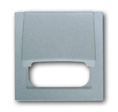 ABB Busch-Jaeger Zilveren Aluminium Afdekplaat 50x50mm - 2CKA001753A0044
