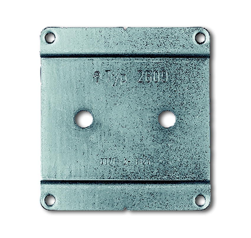 ABB Busch-Jaeger 1V metalen montageplaat voor Ocean/WS/WD - 2CKA001716A0042