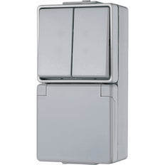 Jung WG600 Combination Series Switch With Socket - 675W