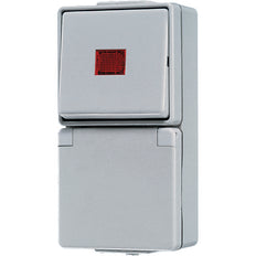 Jung WG600 Combischakelaar Met Bedieningslamp - 676KOW