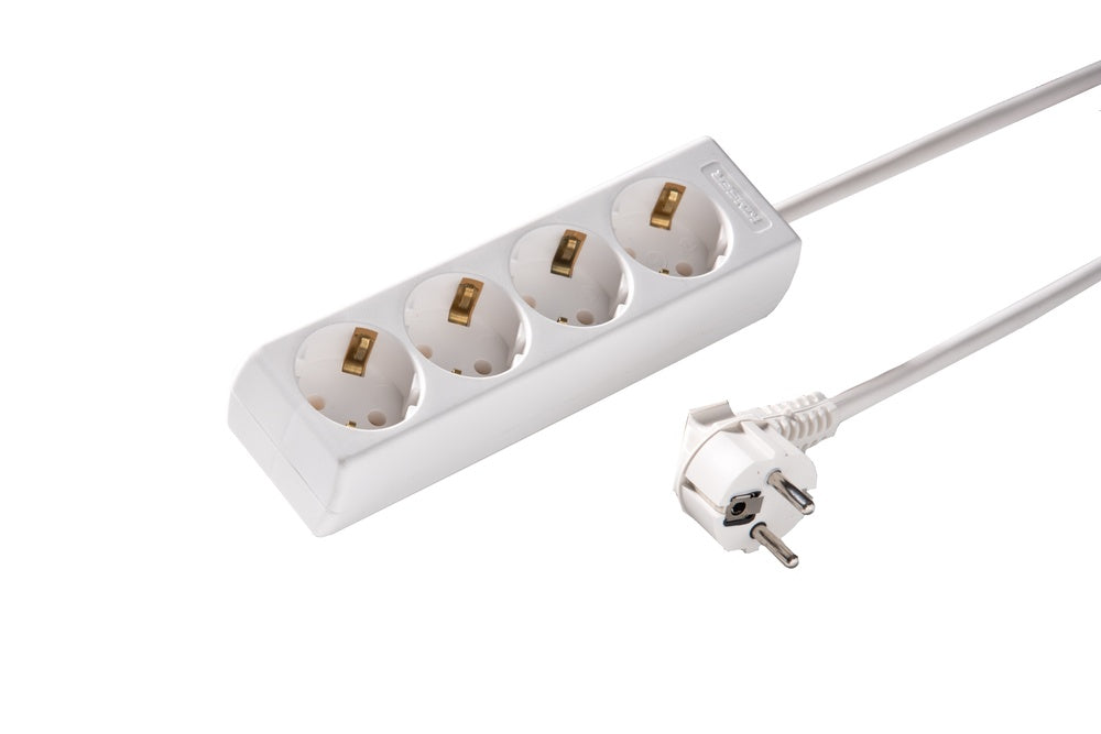 Martin Kaiser 4-Weg Desktop Verlengsnoer Met 1.5m Kabel - 1046ZL/15W/KWS