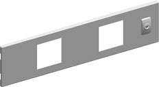 ABB compartimentdeur voor paneelmeters 96x96 RAL7035 Hoogte 150mm RT1506 - 2CPX066447R9999
