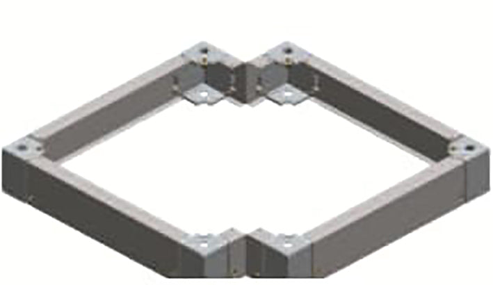 ABB Hoeksteun 100mm RAL7005 RSRE81 - 2CPX046440R9999