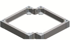 ABB Hoeksteun 100mm RAL7005 RSRE81 - 2CPX046440R9999