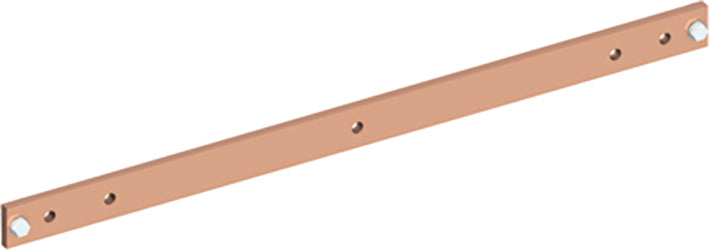 ABB Koperen staaf 40x10mm Enkel 850A B1 Kort ZX2031 - 2CPX042225R9999