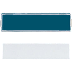 Jung Plexiglas Afdekking Met Tekststrook 9x40 - 60ANA [2 stuks]