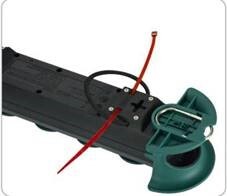 Bach Buitenhaak 4x 230V 4m Rood Met Groene Afdekking IP44 - 500.200