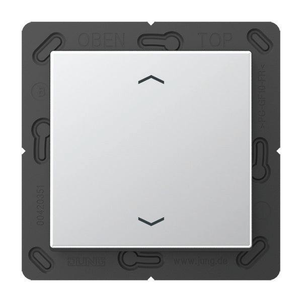 Jung EnOcean A500 Aluminium 2-Kanaals Radiografische Wandzender - ENOA590PAL