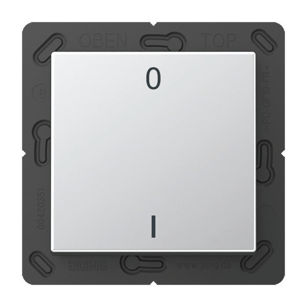 Jung Eno Draadloze Wandzender A500 Aluminium 2 Kanaals Symbolen - ENOA590-01AL