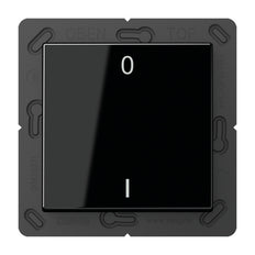 Jung EnOcean Draadloze Wandzender A500 Zwart 2-Kanaals Symbool - ENOA590-01SW