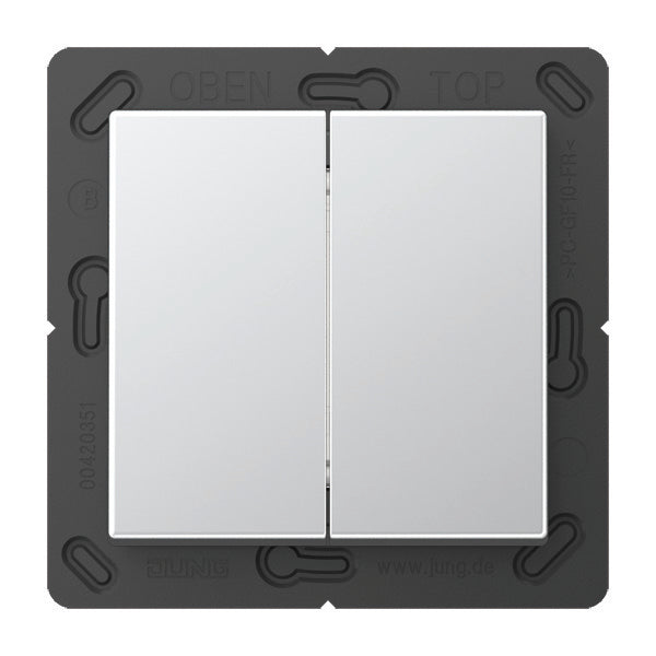 Jung EnOcean A500 4-kanaals aluminium draadloze wandzender - ENOA595AL