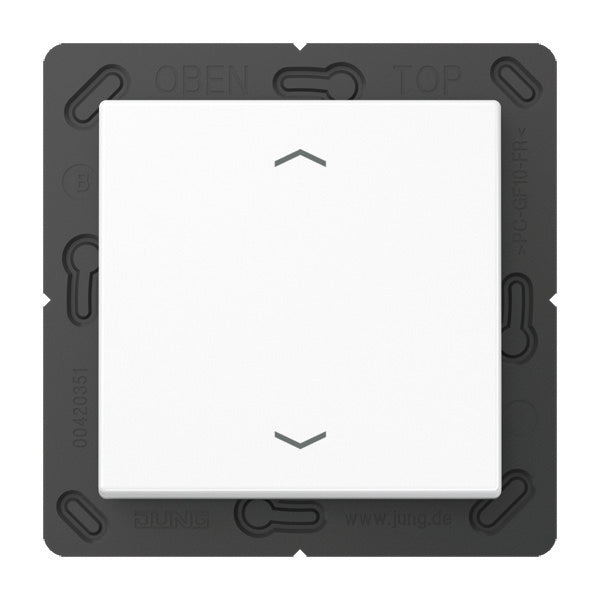 Jung EnOcean draadloze wandzender met symbolen A(S)500 A wit - ENOA590PWW