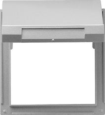 Gira TX 44 Aluminium Adapterraam met klapdeksel - 065465