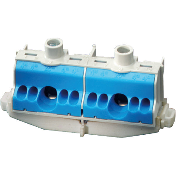Hensel N-Klemmenblok voor DIN-rail Blauw - FC N 10