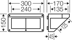 Hensel MI CB 10 Aansluitdoos IP65 300mm - Mi CB 10