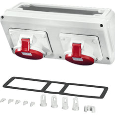 Hensel MI CB 13 IP44 aansluitdoos 2x32A 5P 400V 300mm - Mi CB 13