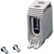 Hensel MI Aansluitklem DIN-rail 16-50mm 1-polig Grijs - Mi NK 1