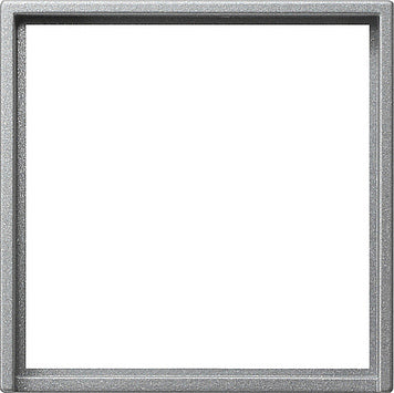 Gira Adapterraam vierkant 50x50mm Systeem 55 Aluminium - 028226