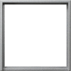 Gira Adapterraam vierkant 50x50mm Systeem 55 Aluminium - 028226