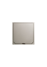 ABL Lux Platina vloercontactdoosdeksel met klapdeksel - 1632-PLM
