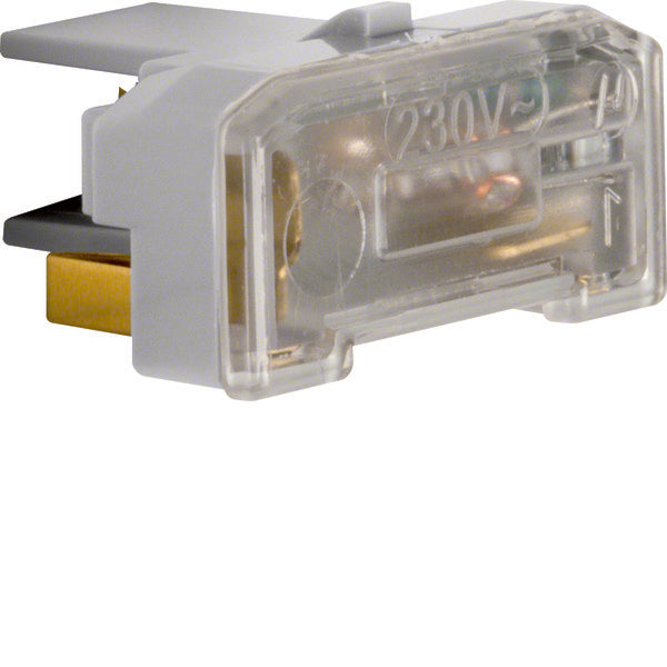 Hager Berker Neonlamp Element Met N-Klem Grijs 230V - 1675