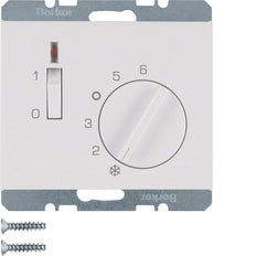Hager Berker thermostaat met verbreekcontact en LED-indicator - 20307109