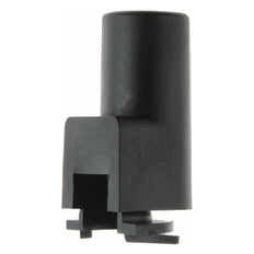 Zwarte opbouw buisinvoer - 181705 [2 stuks]