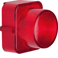 Hager Berker Rode Transparante Lens Voor E10 Drukknop Lichtsignaal - 1222