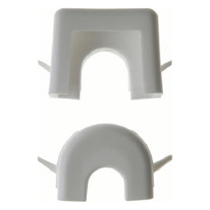 Berker Cable and Duct Entry Surface Mounted Polar White - 181309 [2 pieces]