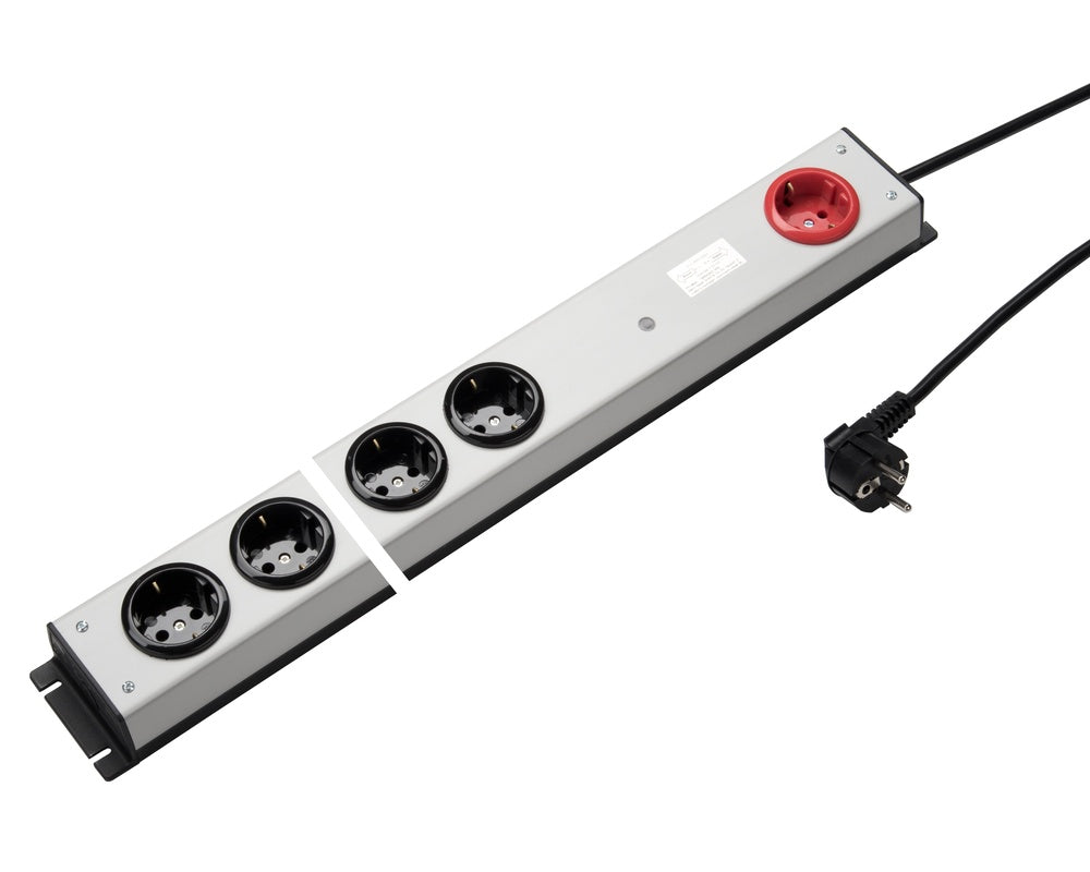 Martin Kaiser Power Strip 5-Weg 90 graden Master Slave 3M Kabel - 1071ZL5L-SW3 [10 Stuks]