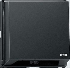 Gira TX44 Adapterraam met insteekdeksel Antraciet - 116367