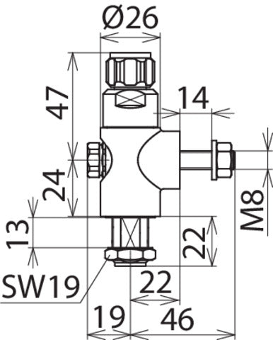 Dehngate bliksemafleider DGA AG N - 929045